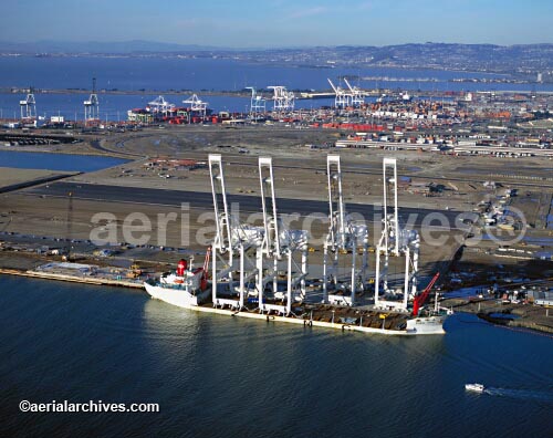 © aerialarchives.com aerial photograph of Port of Oakland in San Francisco bay CA,
AHLB3769