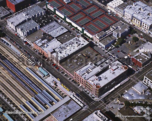© aerialarchives.com San Francisco, CA Aerial photograph, Caltrain Station, 
AHLB2050.jpg