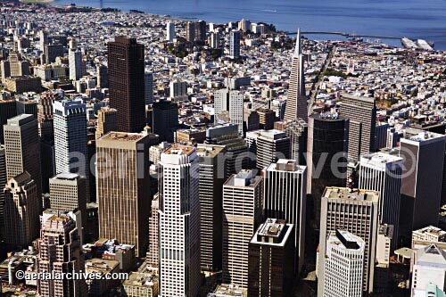 © aerialarchives.com San Francisco, CA Aerial photograph, financial district, TransAmerica pyramid, Bank of America building 
AHLB2069.jpg