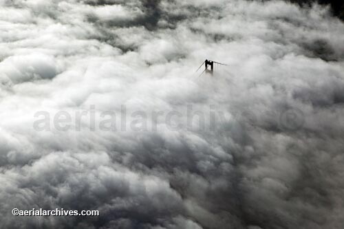 © aerialarchives.com Golden Gate bridge in the fog, aerial photograph, 
AHLB2123.jpg