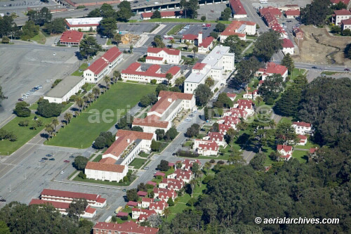 © aerialarchives.com,  San Francisco Presidio,  stock aerial photograph, aerial
photography, AHLB2186.jpg