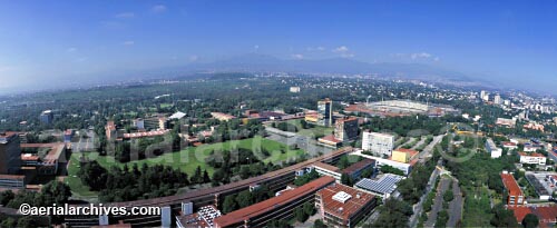© aerialarchives.com Universidad Nacional Autonoma de Mexico
Mexico city University, UNAM
Panoramic Stock  aerial photograph, 
AHLB2290.jpg