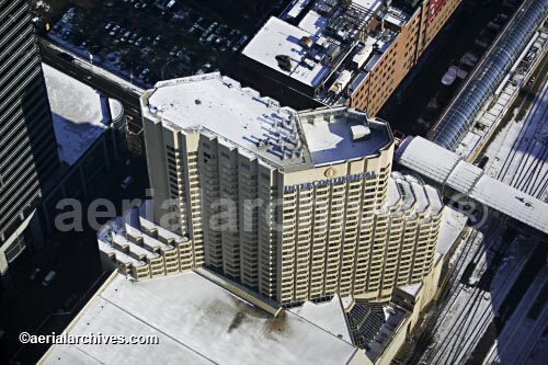 © aerialarchives.com, Intercontinental Hotel Toronto, Ontario, Canada,  stock aerial photograph, aerial
photography, AHLB2335.jpg