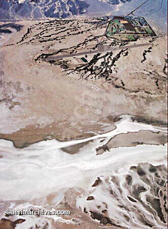 © aerialarchives.com, Furnace Creek Airport, Death Valley,  stock aerial photograph, aerial 
photography, AHLB2367.jpg