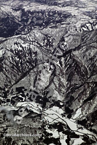 © aerialarchives.com, Japan,  Ouu Mountain Range, stock aerial photograph, aerial 
photography, AHLB2465.jpg