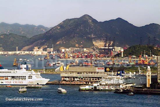 © aerialarchives.com, port of Hong Kong, Hong Kong harbour, stock aerial photograph, aerial photography, AHLB2490