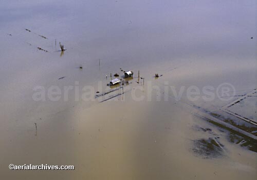 © aerialarchives.com, flooding near Cache Slough and Shag Slough,  Sacramento San Joaquin river delta,  stock aerial photograph, aerial 
photography, AHLB2586.jpg