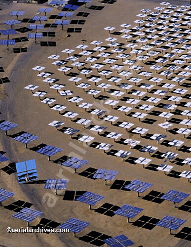 © aerialarchives.com, Solar Two project, solor energy generation,  Renewable Energy,  stock aerial photograph, aerial 
photography, AHLB2617.jpg