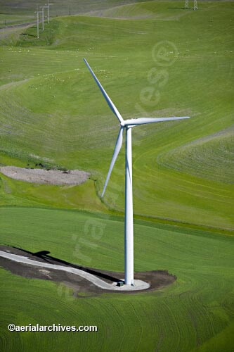 © aerialarchives.com, Renewable Energy, Wind turbine, Solano High Winds Project,
 stock aerial photograph, aerial 
photography, AHLB2655.jpg