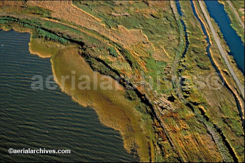 © aerialarchives.com, Simmons Island at Grizzly Bay,  Sacramento San Joaquin river delta,  stock aerial photograph, aerial 
photography, AHLB2746.jpg