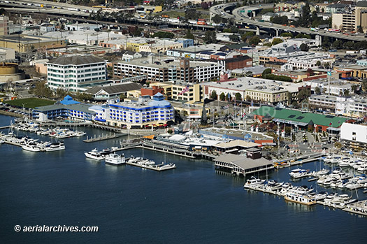 © aerialarchives.com,   Jack London Square, Oakland, CA ,  stock aerial photograph, aerial
photography, AHLB2754, ADM2K9