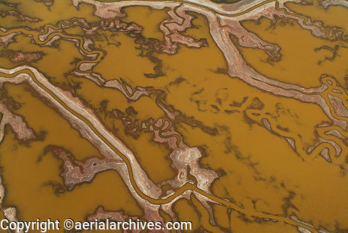 © aerialarchives.com,   salt ponds along the Napa River,  stock aerial photograph, aerial
photography, AHLB2952