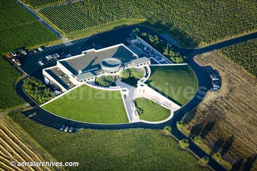© aerialarchives.com Opus Winery, aerial photograph, photography, Napa Valley, vineyard, CA;<BR>
AHLB3046, ADM2RF