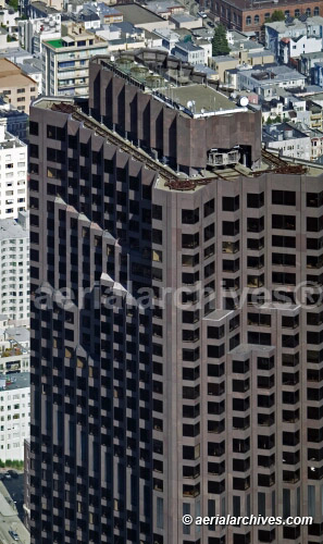 © aerialarchives.com, Bank of America Center, 555 California Street,  San Francisco Architecture,  stock aerial photograph, aerial
photography, AHLB3233.jpg