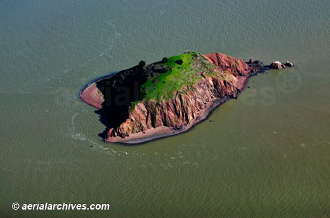 © aerialarchives.com aerial photograph of Red Rock island in San Francisco bay CA,
AHLB3634