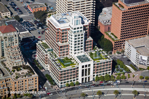 © aerialarchives.com  aerial photograph Gap Headquarters, San Francisco, CA AHLB3650, AFKX3R