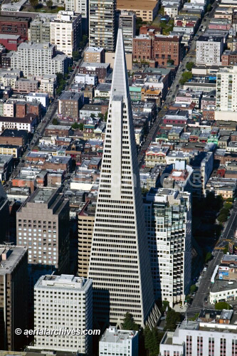 © aerialarchives.com, Transamerica Pyramid, San Francisco architecture,  stock aerial photograph, aerial photography, AHLB3666, B5GW69