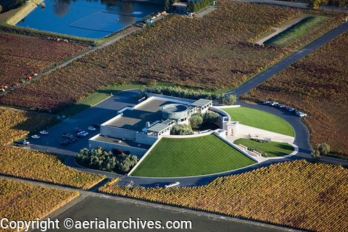 © aerialarchives.com Napa County  aerial photograph, farming and agriculture Napa Valley, vineyard, CA;
AHLB3699, ADM2RF