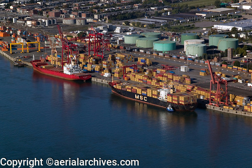 © aerialarchives.com aerial photography Port of  Montreal, Quebec, Canada 