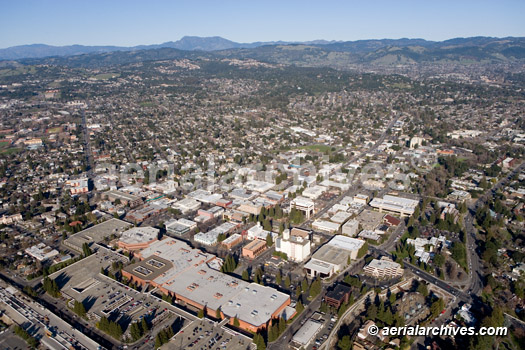 © aerialarchives.com aerial photography Santa Rosa