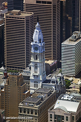 aerial photograph, city hall, Philadelphia, B499N9, AHLB5256, © aerialarchives.com