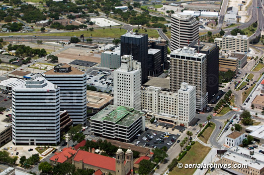 © aerialarchives.com aerial above Corpus Christi, Texas  AHLB5282