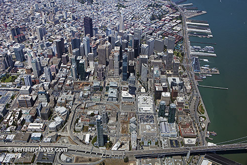 aerial photo Transbay Center San Francisco