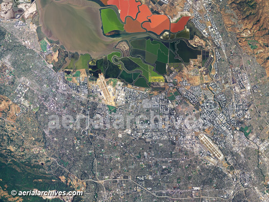 © aerialarchives.com aerial map south San Francisco bay area AHLV2017
