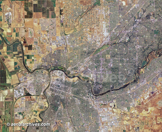 © aerialarchives.com Sacramento aerial photo map,
AHLB2855