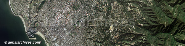 © aerialarchives.com aerial map of Santa Barbara California
