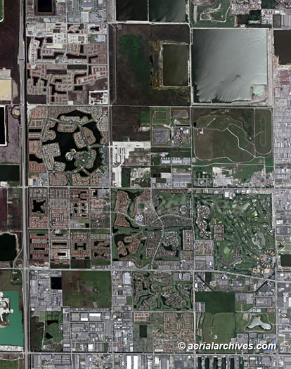 © aerialarchives.com Miami, Florida, aerial map,
AHLV3029