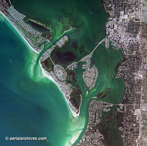 © aerialarchives.com Sarasota, Florida, aerial map,
AHLV3031, BGMWBN