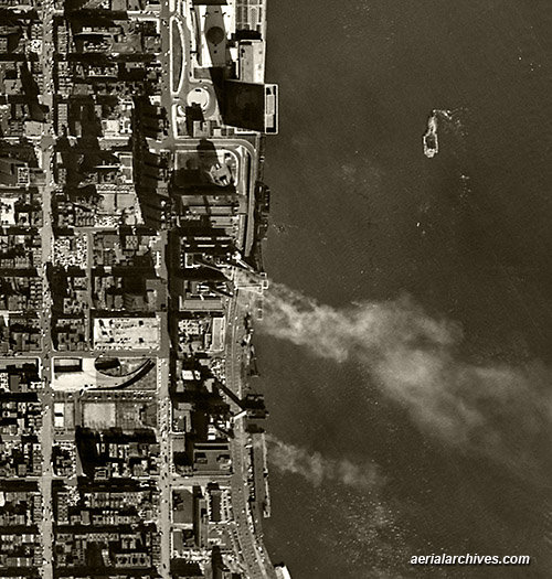 historical aerial photograph environmental New York City AHLV3273, C2YPF6