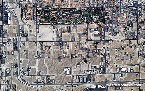 © aerialarchives.com  aerial map Las Vegas Nevada AHLV3335
