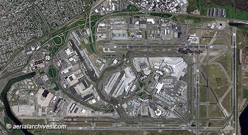 © aerialarchives.com JFK airport, Queens New York,  aerial photo map,
AHLV3340 