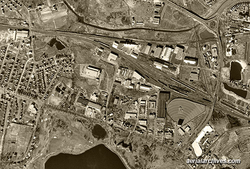 historical aerial photograph Cambridge Massachusetts AHLV3365