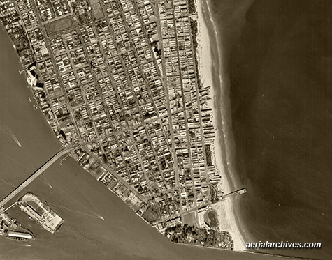 historical aerial photograph  South Miami Beach Florida AHLV3374
