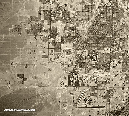 historical aerial photograph  Las Vegas, Clark County Nevada AHLV3387