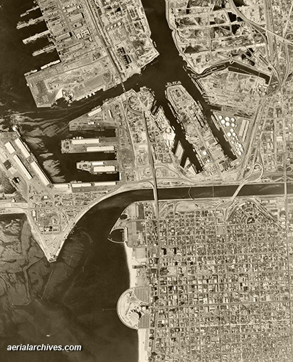 © aerialarchives.com historical aerial Long Beach  AHLV3964 