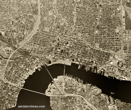 historical aerial photograph  Jacksonville, Florida AHLV4111
