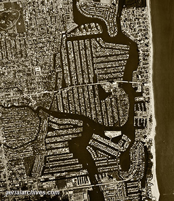 © aerialarchives.com  historical aerial photograph  Fort Lauderdale, Florida, 1969
AHLV4113