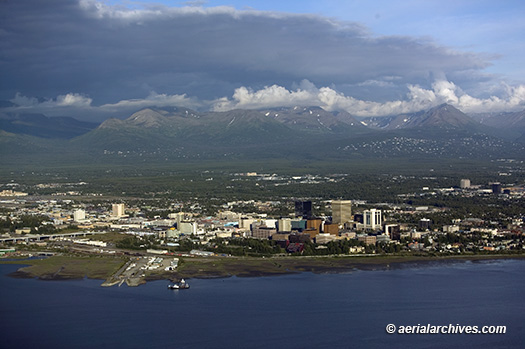 © aerialarchives.com, aerial, Anchorage, Alaska stock aerial photograph, aerial photography, AHLB3997,AGX96X