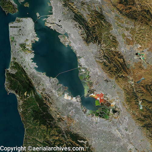 © aerialarchives.com aerial map San Francisco bay area AHLV4273