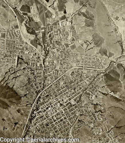 historical San Luis Obispo, 1963, aerial photograph,
AHLV4150 DP9J08