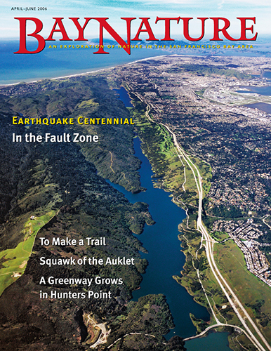 © aerialarchives.com, Bay Nature, magazine cover, editorial, aerial photography, San Andreas Fault 