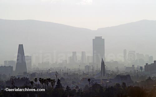 © aerialarchives.com Air Pollution, Smog, Mexico City aerial photograph, APMJ7E,
AHLB2278