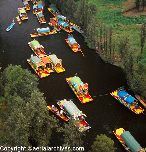 © aerialarchives.com Xochimilco, Mexico City aerial photograph, 
AHLB2293