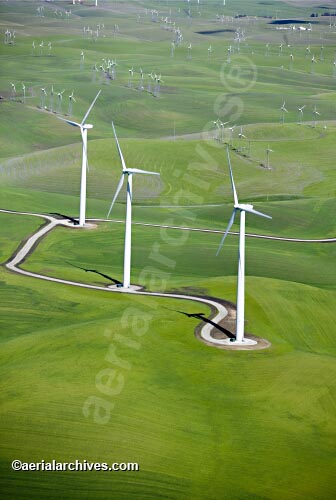 © aerialarchives.com, Renewable Energy, Wind turbine, Solano High Winds Project
, stock aerial photograph, aerial 
photography, AHLB2656.jpg