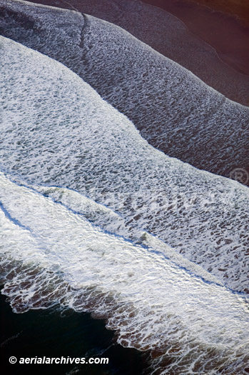 © aerialarchives.com waves at Pacific Ocean, aerial photograph,  AHLB3497, APEE1K