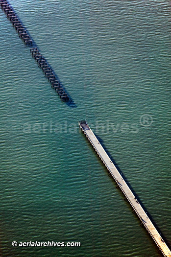 © aerialarchives.com aerial above Berkeley, California, CA, aerial photograph, pier
3608